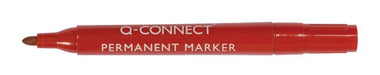 Q-Connect Permanent Marker Round 1 5-3mm (line) Red/Writing And Correction Products/Type-Round/Kind-Classic/Colour-Red/Length Of The Writing Lines (m)-300 / Thickness Line (mm)-1,5-3