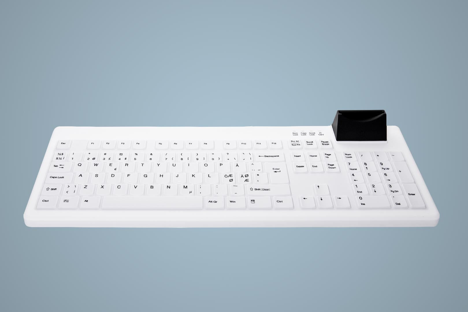 Contour Design Active Key AK-C8200 keyboard Medical USB UK English White