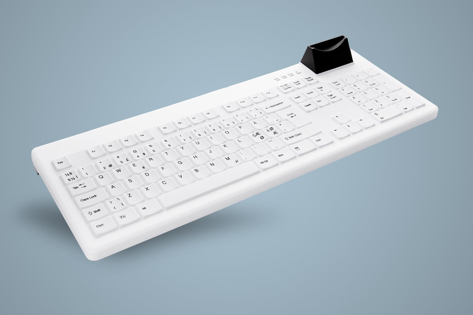 Contour Design Active Key AK-C8200 keyboard Medical USB UK English White