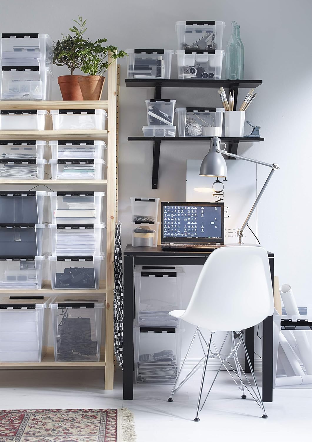 SmartStore - Organizer Box M - Medium - Transparent - Polypropylene