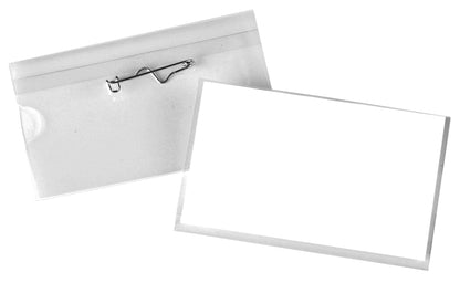 Announce Pin Name Badge 54x90mm (Pack of 50) PV00920