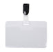 PAVO Premium 60 x 90 mm Clip Visitor Name Badge (Pack of 25