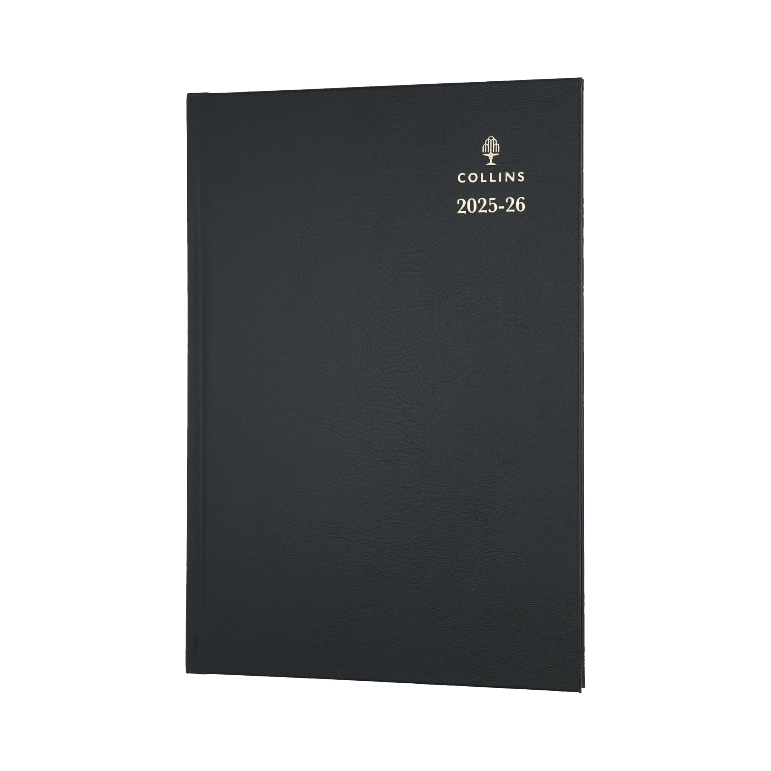 Collins 'Desk' 13 Month Mid/Academic Year Planner, July 2025-July 2026-52M.99-2526 - Day-to-Page Appointments Diary, A5 Hard Cover, Black