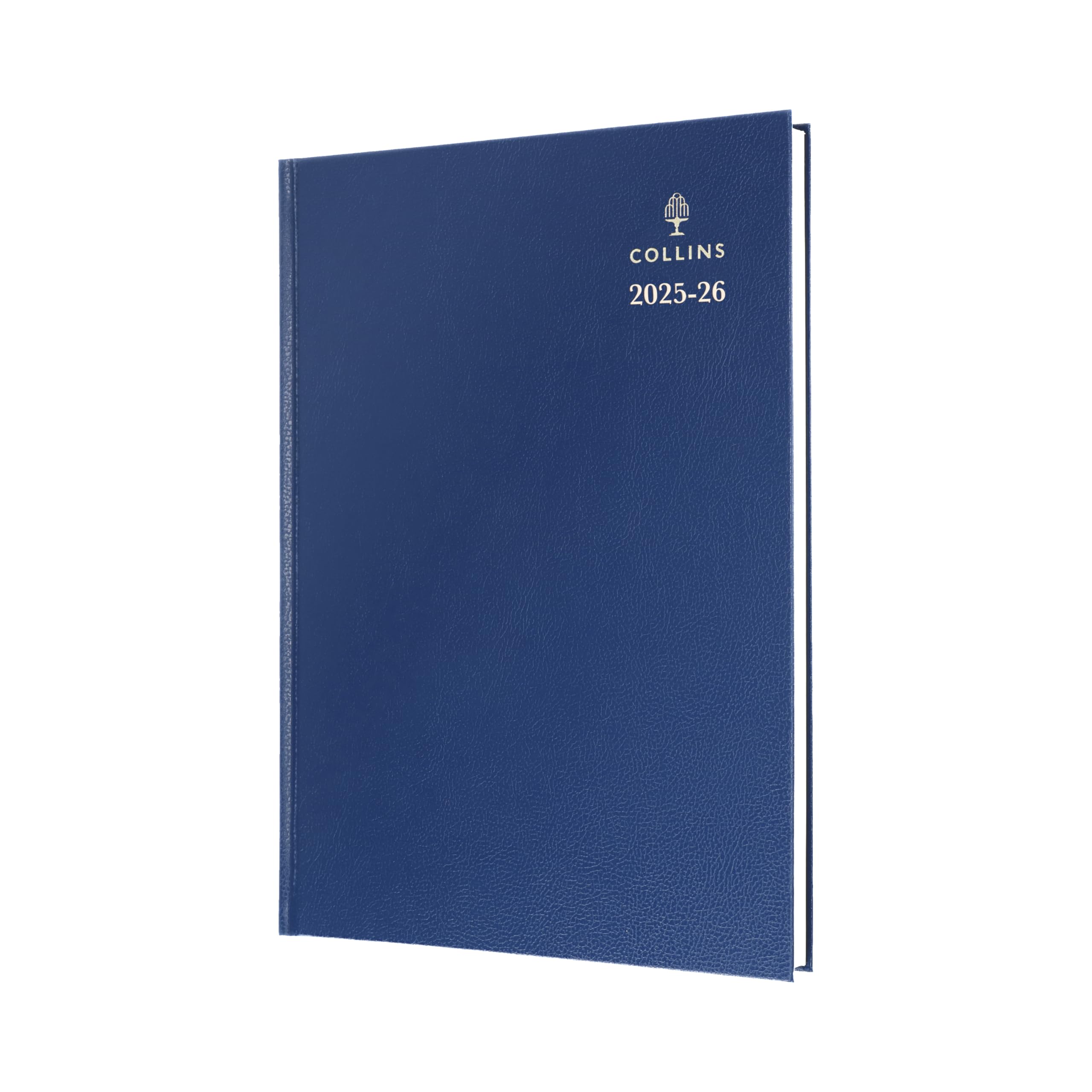 Collins 'Desk' 13 Month Mid/Academic Year Planner, July 2025-July 2026-52M.60-2526 -Day-to-Page Appointments Diary, A5 Hard Cover, Blue