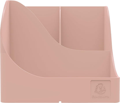 EXACOMPTA - SKU 69531D - 1 Pen Wave Skandi Nude Pen Pot - 5 compartments - 4 high compartments for large utensils and 1 bottom compartment for small utensils