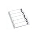 Whitebox WX01352 A4 Polypropylene Index - White