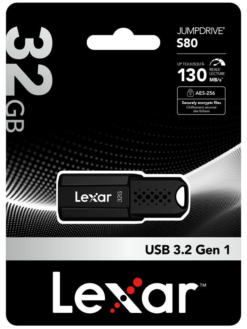 LEXAR Jumpdrive S80 32 GB, USB 3.1 LJDS080032G-BNBNG Multi-Coloured