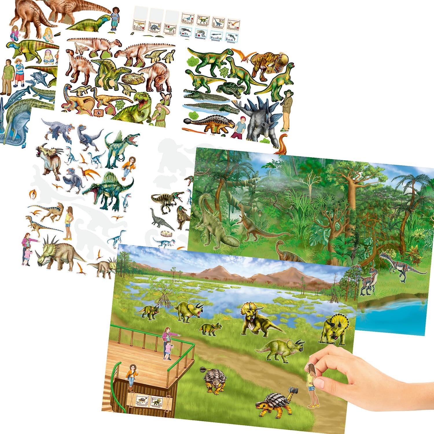 Dino World - Coloringbook Create Your Dino Zoo (413606)