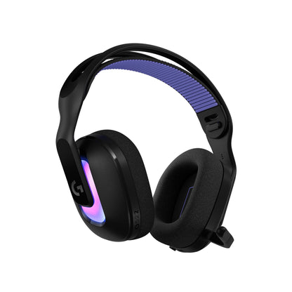 Logitech G G522 LIGHTSPEED draadloze gaming headset, LIGHTSYNC RGB, microfoon en geavanceerde gesynchroniseerde audio, drievoudige connectiviteit - LIGHTSPEED, Bluetooth, USB-A USB-C voor pc - Zwart