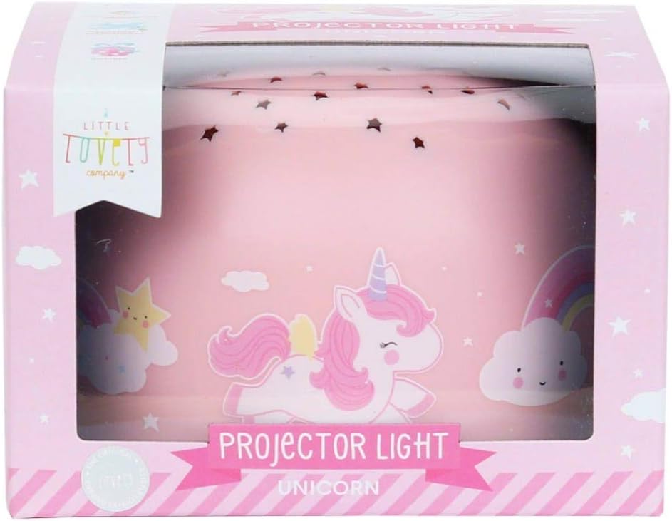 A Little Lovely Company - Projector Light - Unicorn - 13.8 X 8.5 X 13.8 Cm