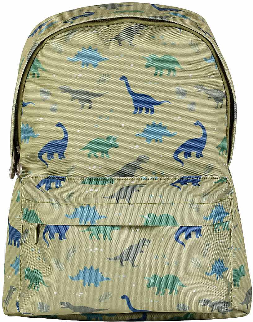 A Little Lovely Company - Little Backpack - Dinosaurs - 22 X 30 X 10 Cm