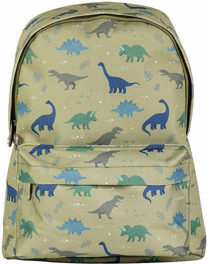 A Little Lovely Company - Little Backpack - Dinosaurs - 22 X 30 X 10 Cm