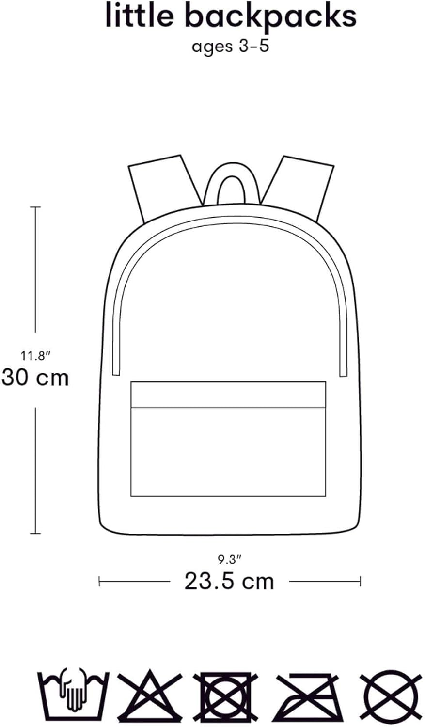 A Little Lovely Company Little Butterflies 7 Litre Printed Backpack - Pink
