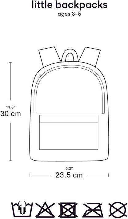 A Little Lovely Company Little Butterflies 7 Litre Printed Backpack - Pink