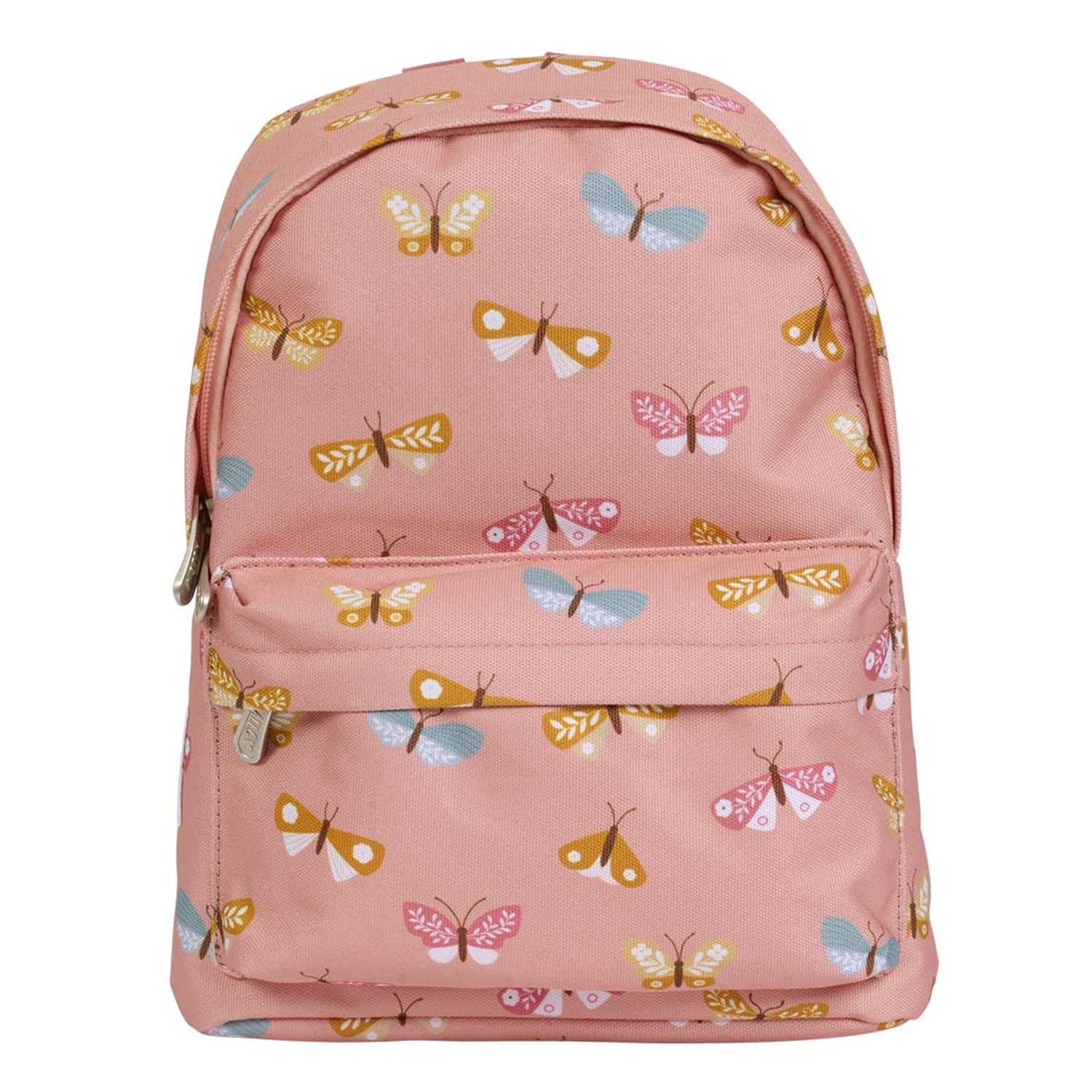 A Little Lovely Company Little Butterflies 7 Litre Printed Backpack - Pink