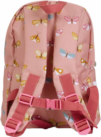 A Little Lovely Company Little Butterflies 7 Litre Printed Backpack - Pink
