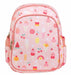 A Little Lovely Company - Little Backpack - Icecream - 22 X 30 X 10 Cm