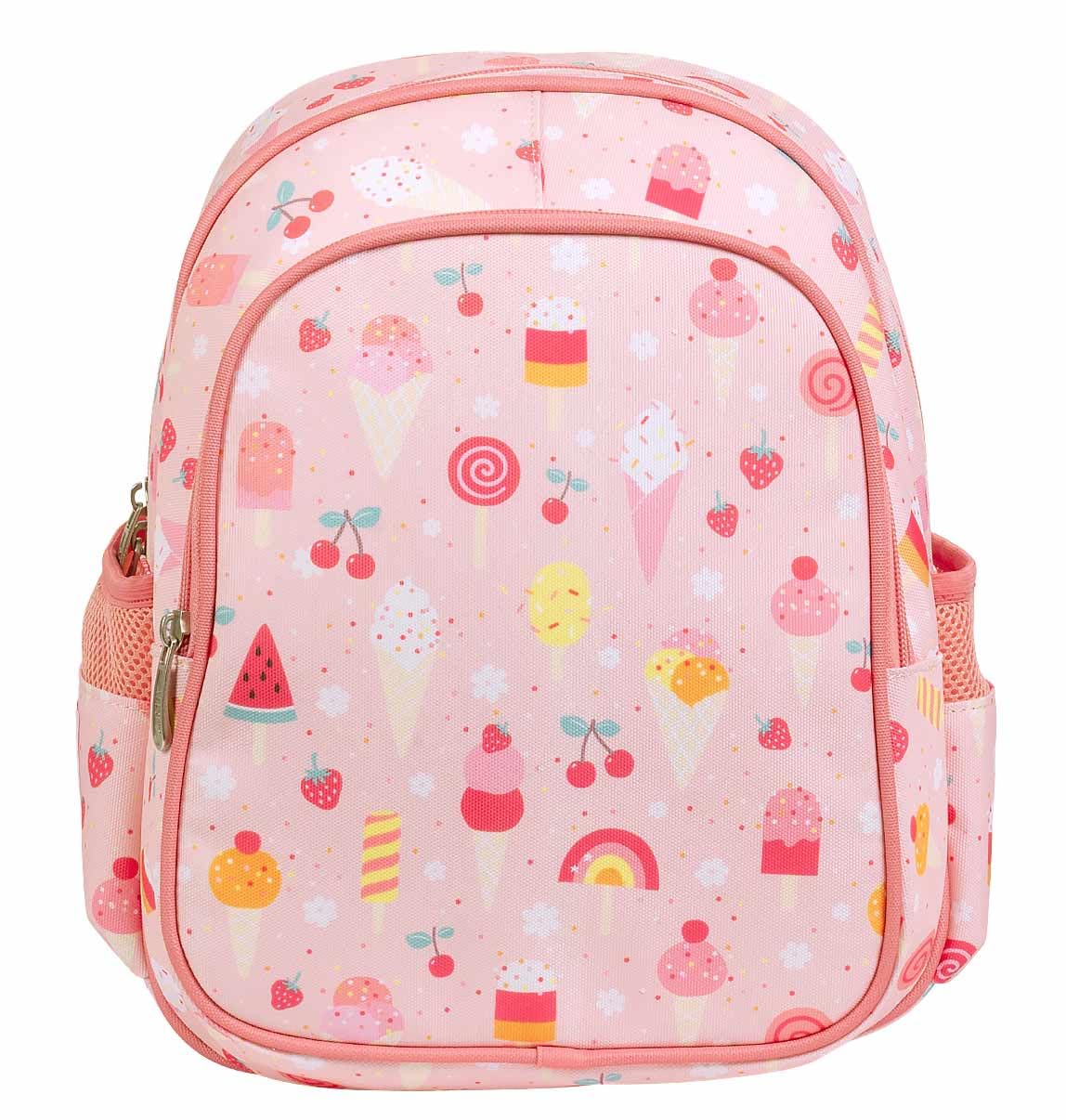 A Little Lovely Company - Little Backpack - Icecream - 22 X 30 X 10 Cm