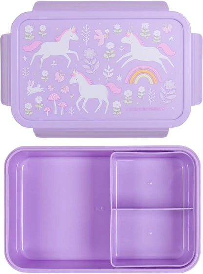 A Little Lovely Company - Bento Lunch Box - Unicorn Dreams (Bbudpu70)
