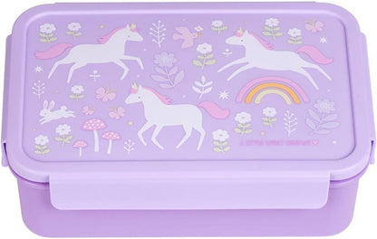 A Little Lovely Company - Bento Lunch Box - Unicorn Dreams (Bbudpu70)