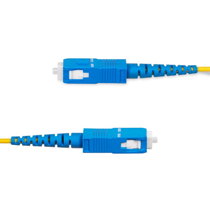StarTech.com 100m (328ft) SC to SC (UPC) OS2 Single Mode Simplex Fiber Optic Cable, 9/125µm, 40G/100G, LSZH Fiber Patch Cord