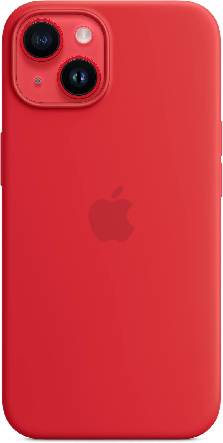 Apple - (Product) Red - Back Cover For Mobile Phone - Magsafe Compatibility - Silicone - Red - For Iphone 14