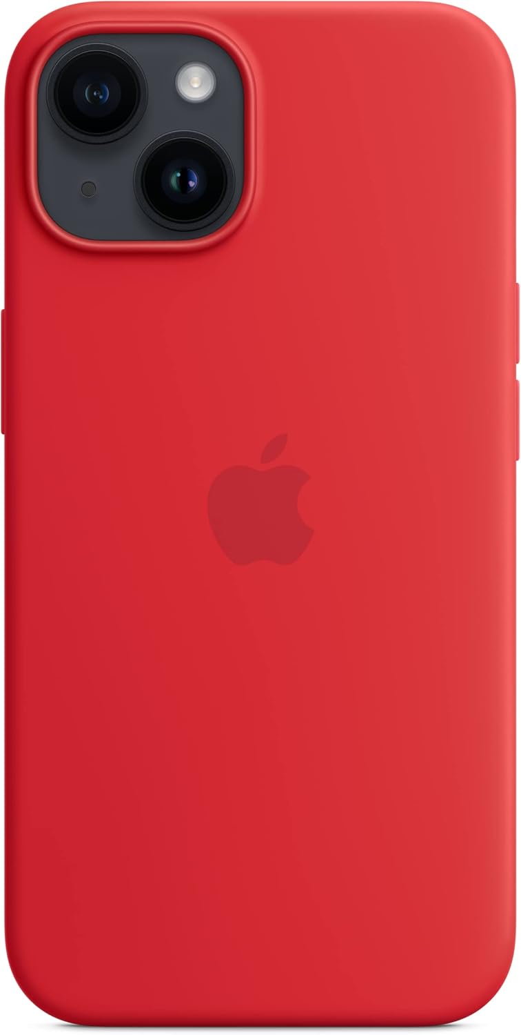 Apple - (Product) Red - Back Cover For Mobile Phone - Magsafe Compatibility - Silicone - Red - For Iphone 14