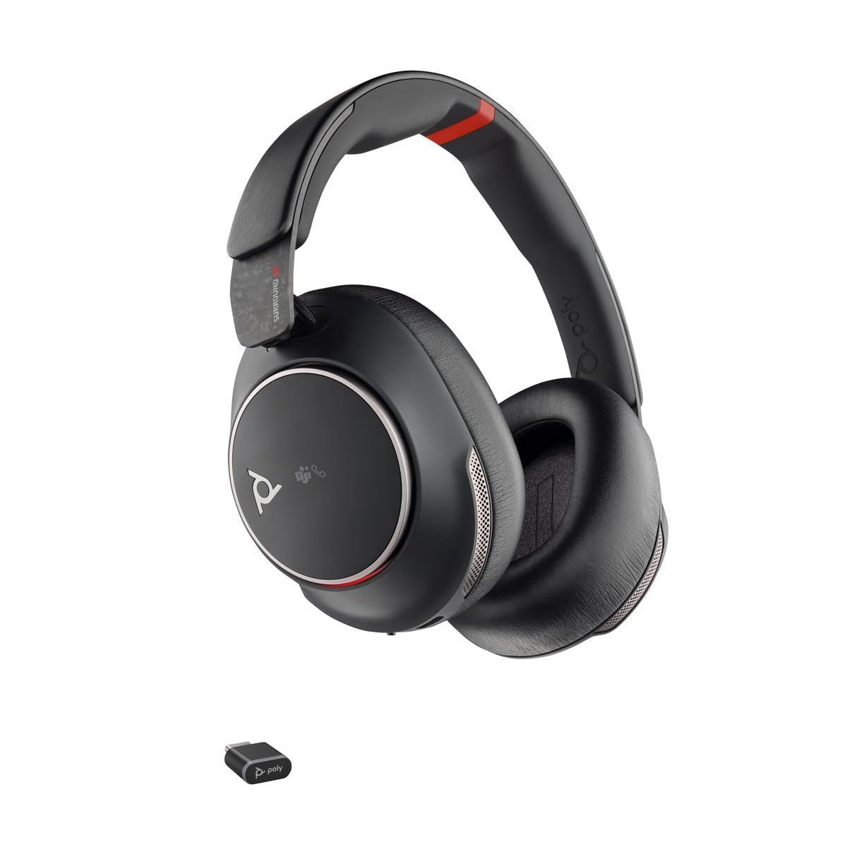 Hewlett Packard Poly Bluetooth Headset Voyager Surround 85 USB-A/C Teams