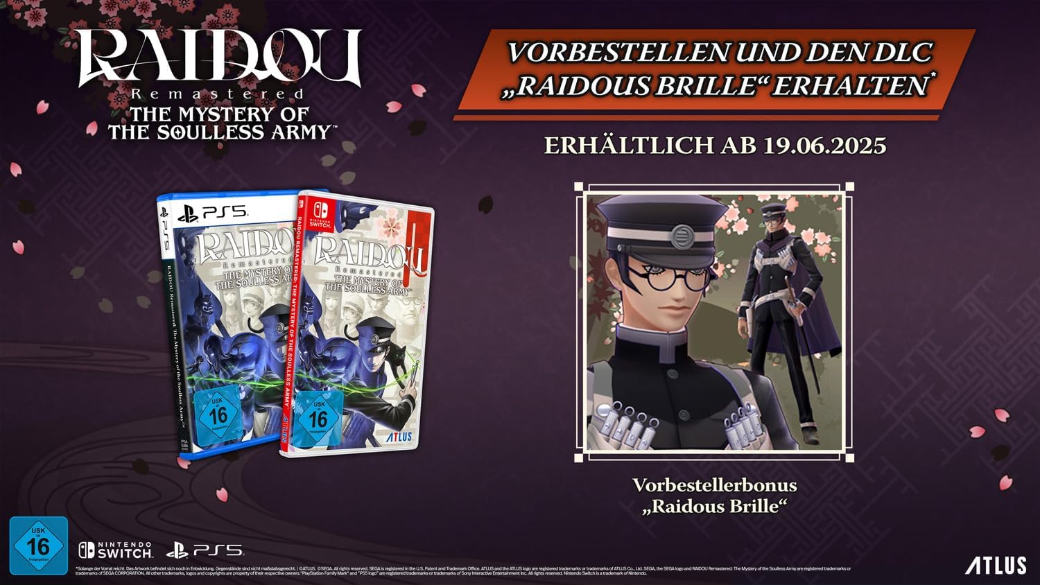 Raidou: Remastered - The Mystery of the Soulless Army (Nintendo Switch)