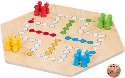 Goki - Goki Houten Ludo Spel 6 Spelers