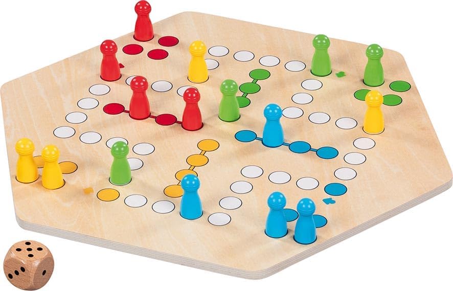 Goki - Goki Houten Ludo Spel 6 Spelers