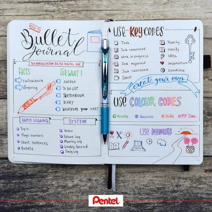Pentel EnerGel Xm 12 pc Assorted Wallet