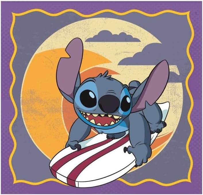 Clementoni Puzzle 3x48 Stitch 144 Stücke für Kindern 5-8 Jahre, Cartoon, Geschenk für Kinder, Puzzle für Kinder, Made in Italy, 25062