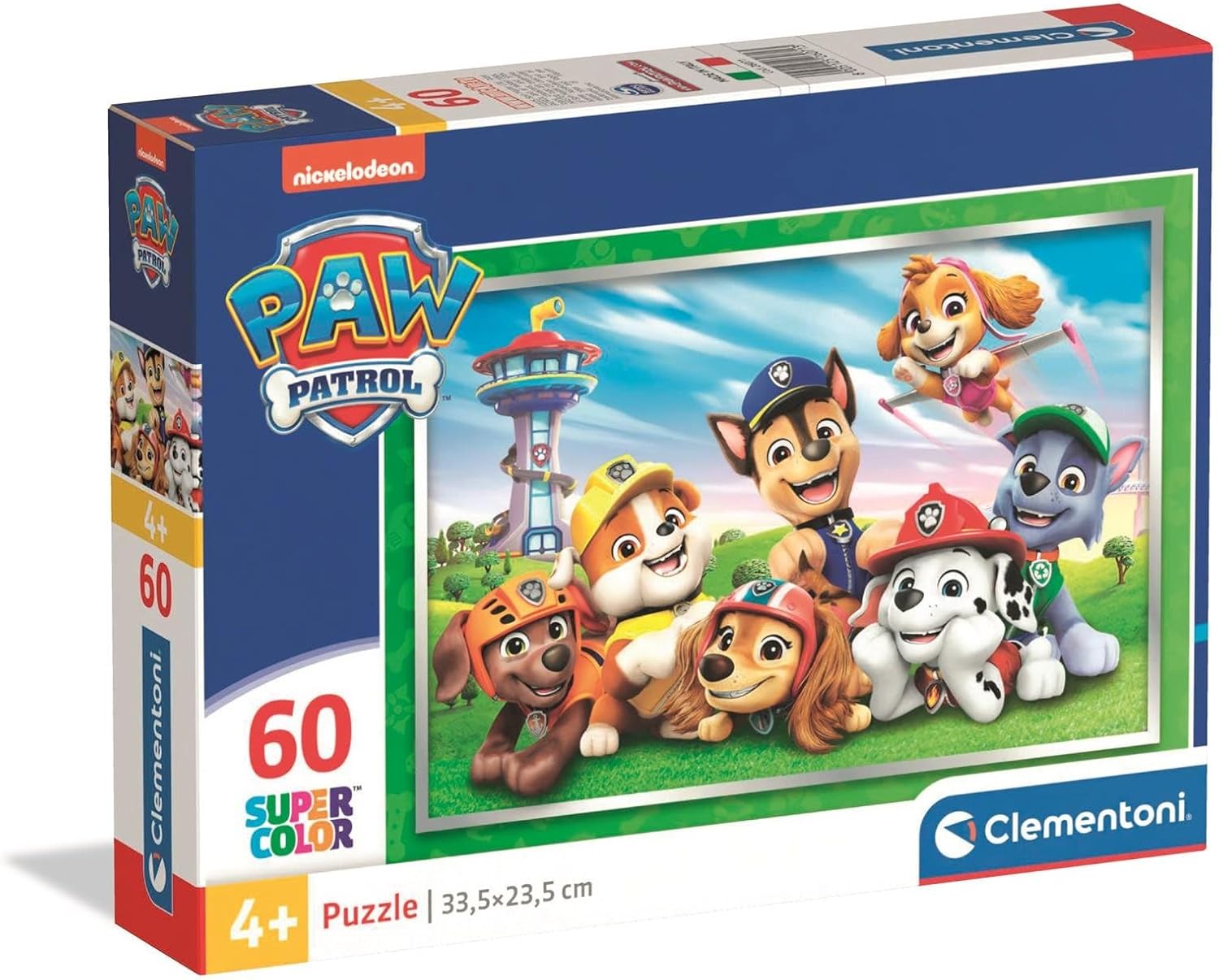 Clementoni Puzzle 60 pieces Paw Patrol, Puzzle for Kids 4+ Years, Made in Italy, 26071