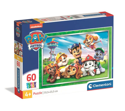 Clementoni Puzzle 60 pieces Paw Patrol, Puzzle for Kids 4+ Years, Made in Italy, 26071