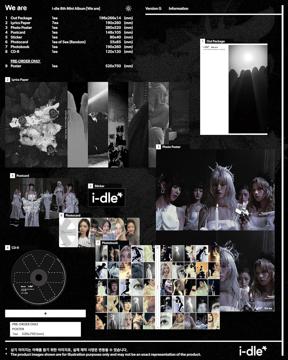 (G) I-DLE i-dle We are  8th Mini Album (Version G
