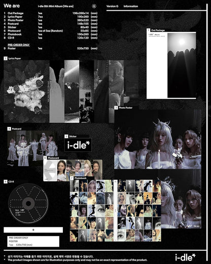 (G) I-DLE i-dle We are  8th Mini Album (Version G