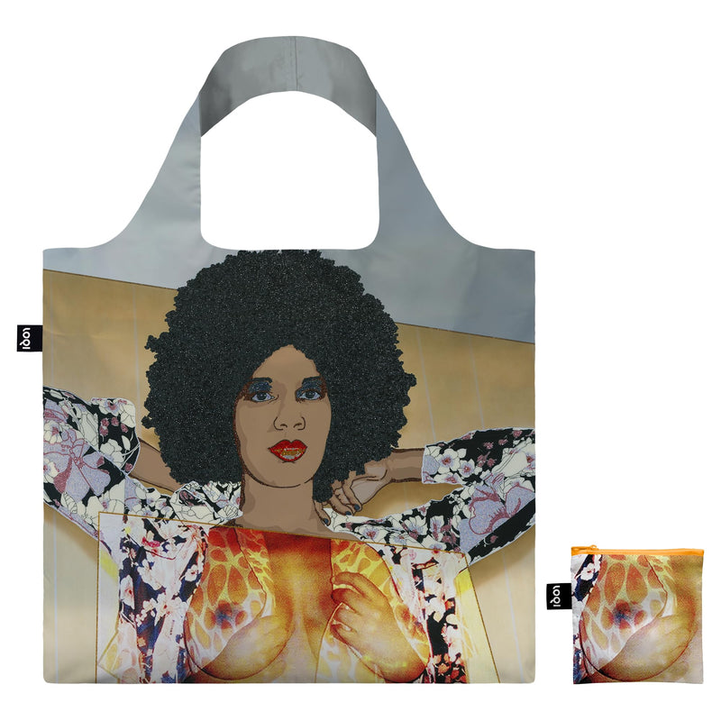 LOQI MICKALENE THHOMAS Portrait of Maya No. 10 Recycled Bag, Multi-Colour, Occidental, Multicolored, L, Western