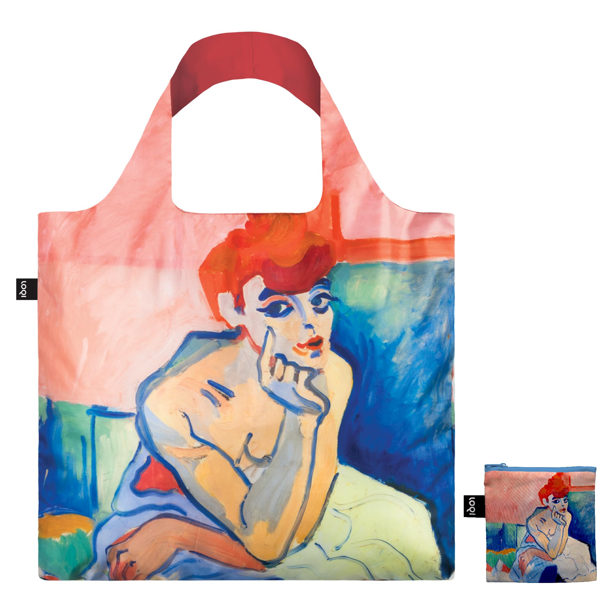 LOQI ANDRÉ DERAIN Woman in a Recycled Shirt, Multicoloured, L, Multicolor, L, Occidental, Multicolored, L, Western