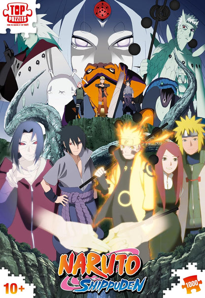 Winning Moves - Puzzle (1000 Teile) - Naruto Final Battle - Mit Sasuke, Sakura und Co. - Alter 10+