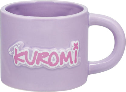 Paladone Kuromi Lila Tasse, offiziell lizenziert Sanrio Hello Kitty & Friends 400ml große Keramik-Kaffeetasse für Tee und heiße Schokolade, Kawaii Geschenk für Mädchen, Frauen, Teenager