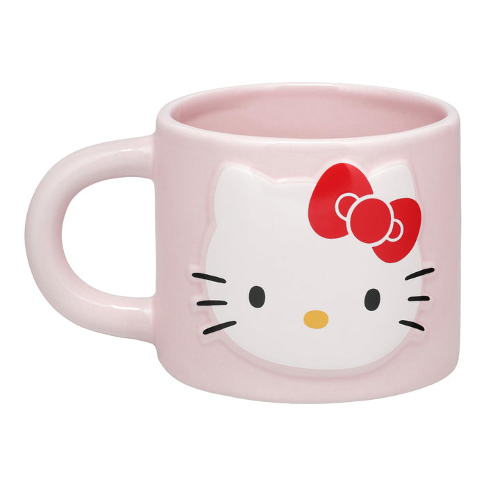 Paladone Hello Kitty, tazza rosa pastello, con licenza ufficiale Sanrio 400 ml, grande tazza da caffè in ceramica per tè e cioccolata calda, regalo Kawaii per ragazze, donne, adolescenti
