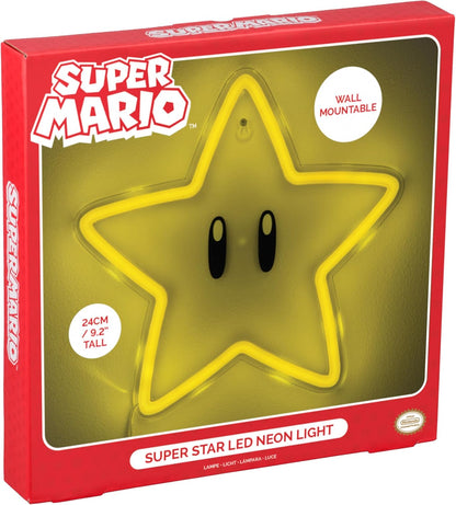 SUPER MARIO - Star - Wall Mountable LED Neon Light