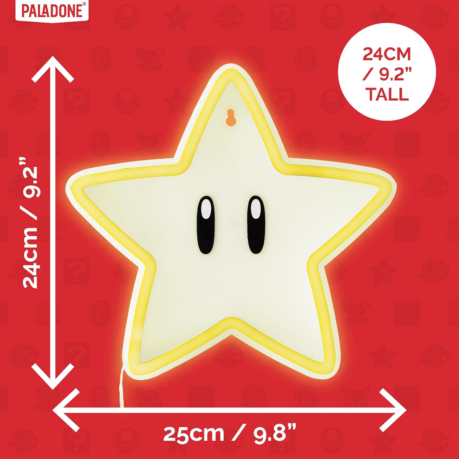 SUPER MARIO - Star - Wall Mountable LED Neon Light