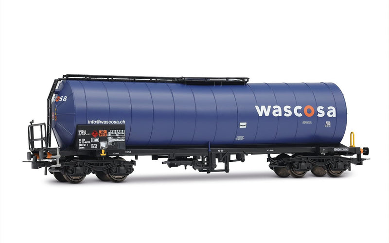 Rivarossi HR6666 WASCOSA, 4-Achs-Kesselwagen, Blaue Lackierung, ep.VI