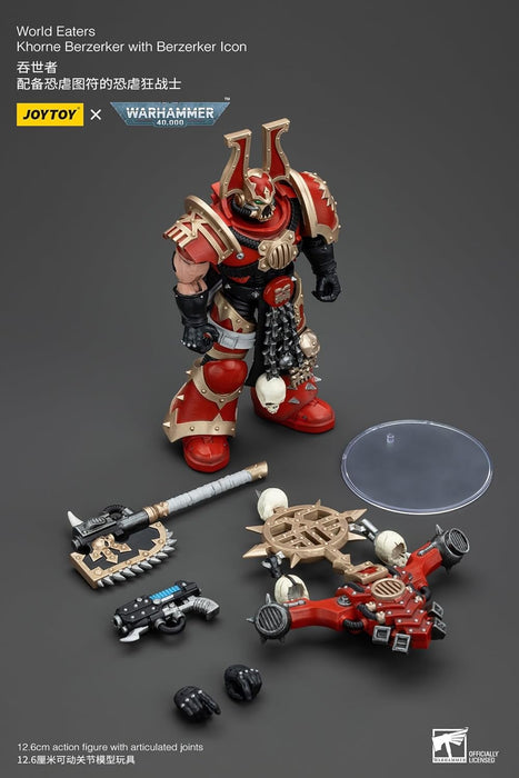 JoyToy Warhammer 40k: World Eaters Khorne Berzerker Icon Actionfigur im Maßstab 1:18