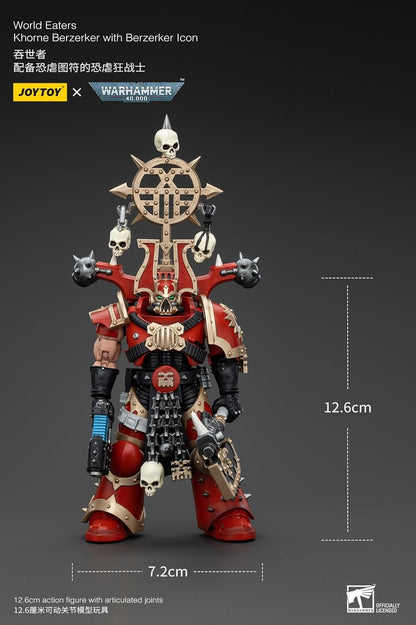 JoyToy Warhammer 40k: World Eaters Khorne Berzerker Icon Actionfigur im Maßstab 1:18