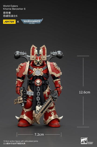 JoyToy Warhammer 40k: World Eaters Khorne Berzerker 6 Actionfigur im Maßstab 1:18