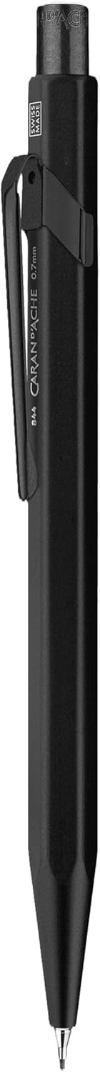 Caran d'Ache 844 Mechanical Pencil 0.7MM - Black Code in Slimpack Case