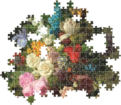 Clementoni Jigsaw Puzzle 1000 pieces, Collection, Museum Collection Bowl of Flowers, Puzzle for Adults 14-99 Years, Made in Italy, 37086